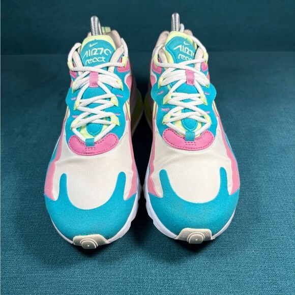 Size 7.5 - Women’s Nike Air Max React 270 multicolor shoes - Picture 5 of 9